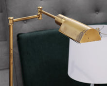 Brass Adjustable Reading Floor Lamp