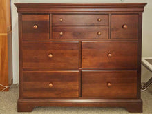 Stanley Cherry Stain Seven Drawer Mule Chest