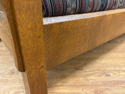 Stickley 'Prairie' Loveseat in Oak