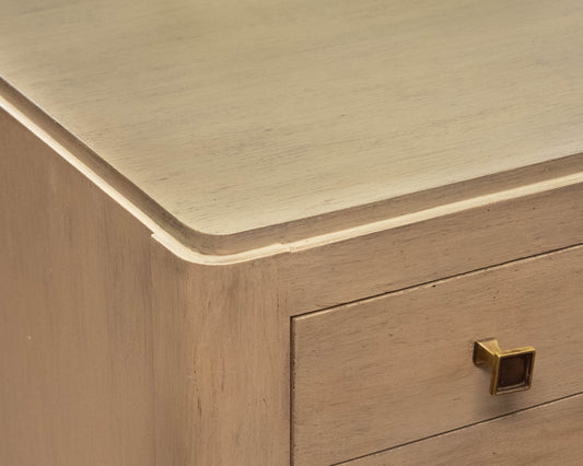 Hickory Chair Gray Wash Bedside Chest