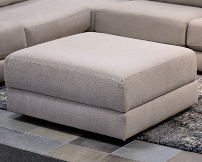 Crate & Barrel Upolstered 4-Piece Sectional W/ Ottoman