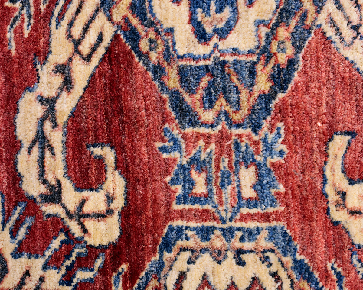12' 6" x 9' 9" Hand Knotted Area Rug