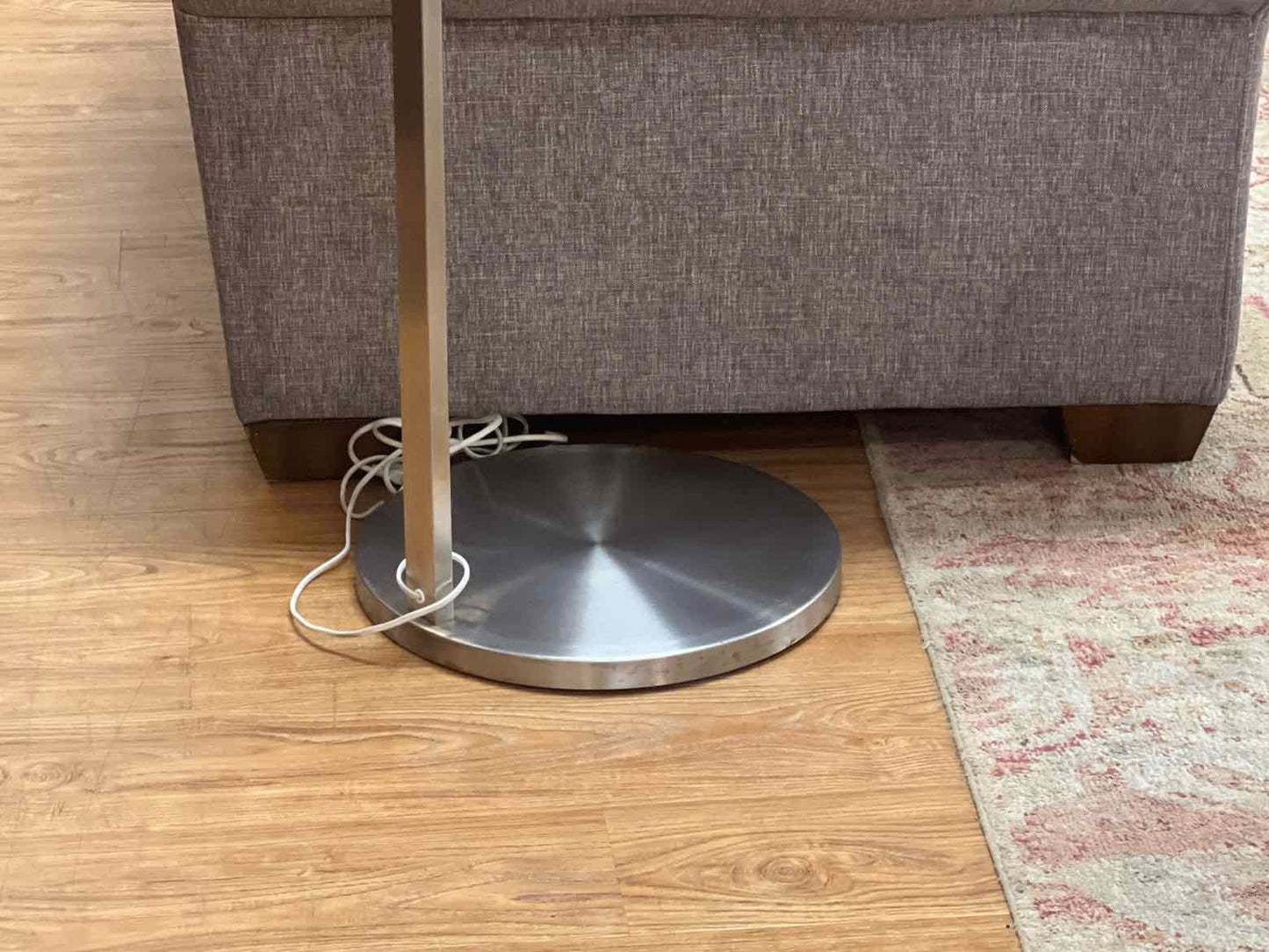 Silver Arc Floor Lamp