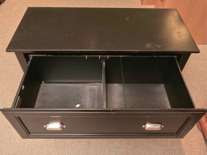 Thomasville  "Style @ Work" Black 2 Drawer Lateral File Cabinet