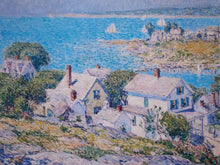 'New England Headlands' Framed Giclee on Canvas