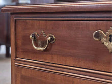 White Fine Furniture Inlaid Mahogany Nightstand
