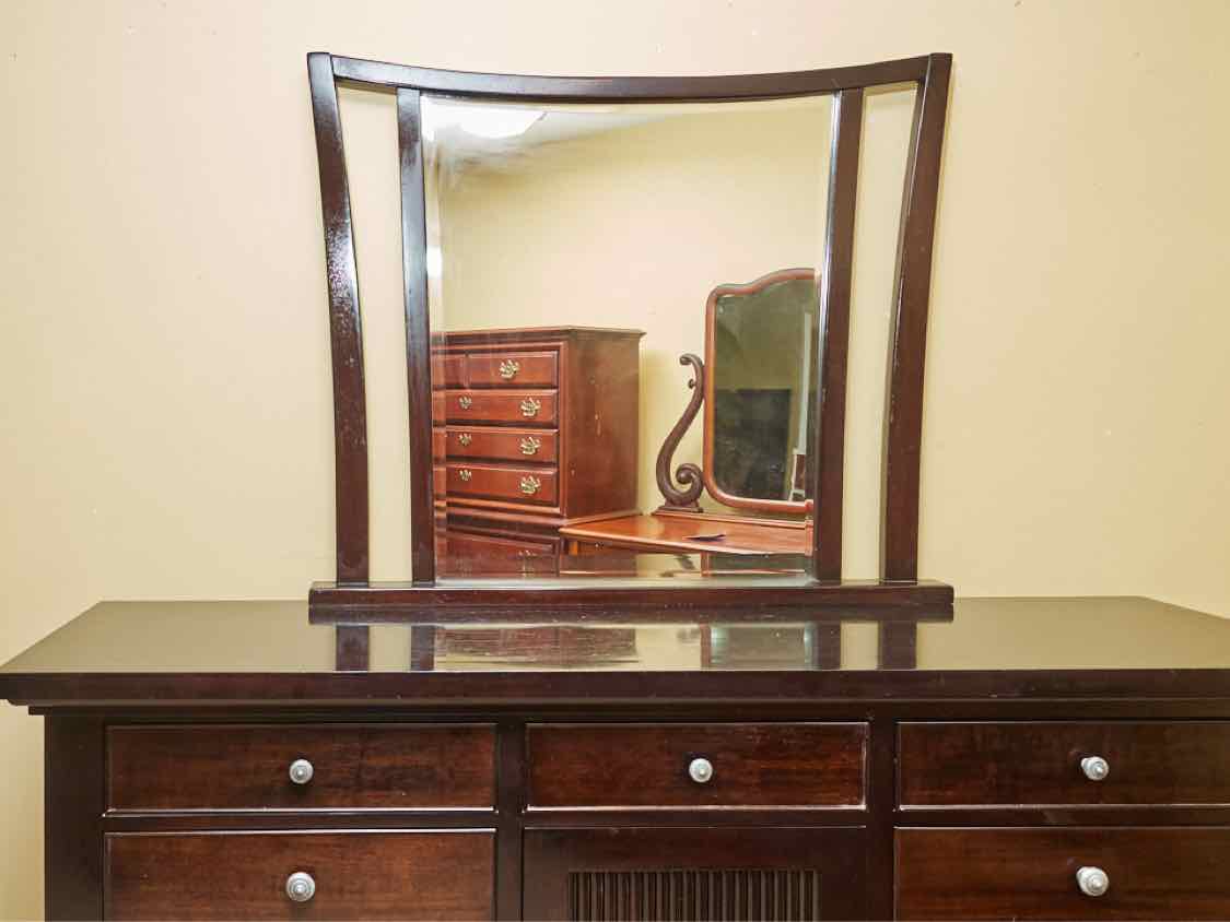 Ligna Espresso Finish 9 Drawer  Dresser
