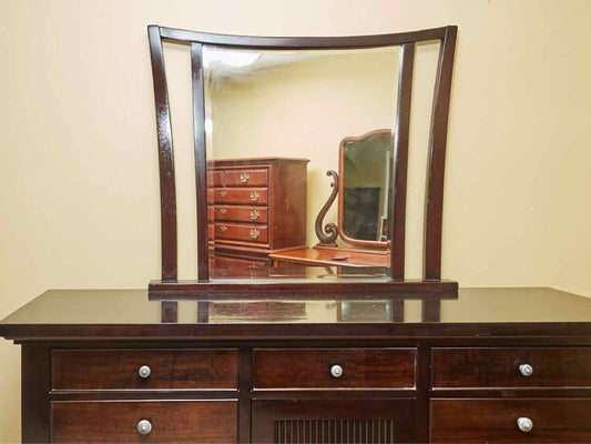 Ligna Espresso Finish 9 Drawer  Dresser