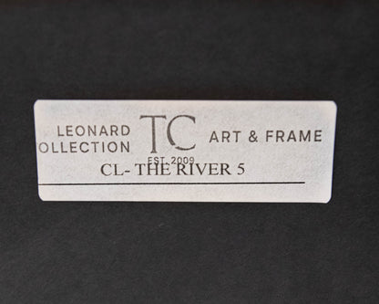 'The River 5' Framed Print