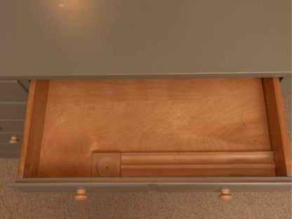 Ethan Allen  Eucalyptus Green Finish 4 Drawer Desk