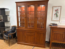 Ethan Allen Cherry Lighted Hutch