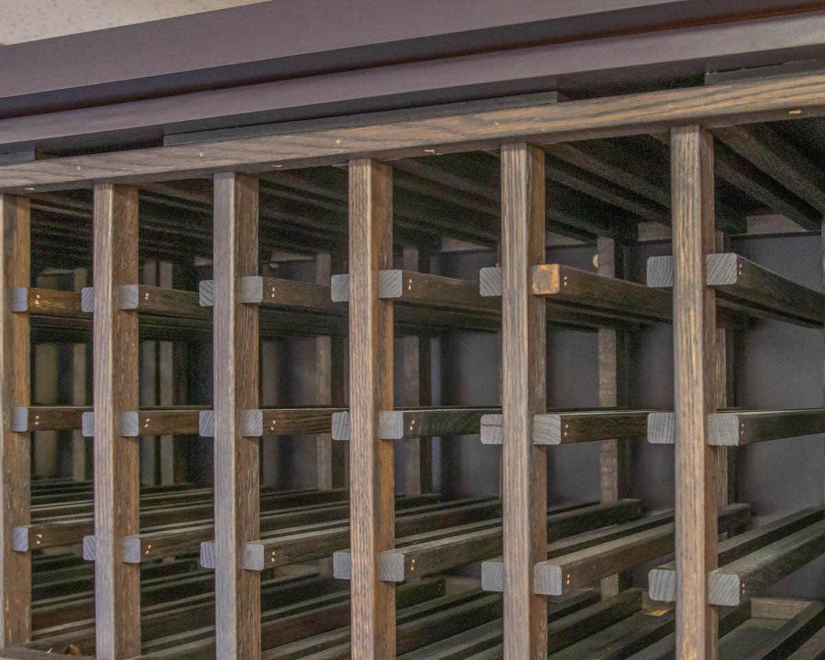 Espresso Finish Six Drawer Bar