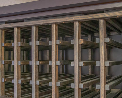 Espresso Finish Six Drawer Bar