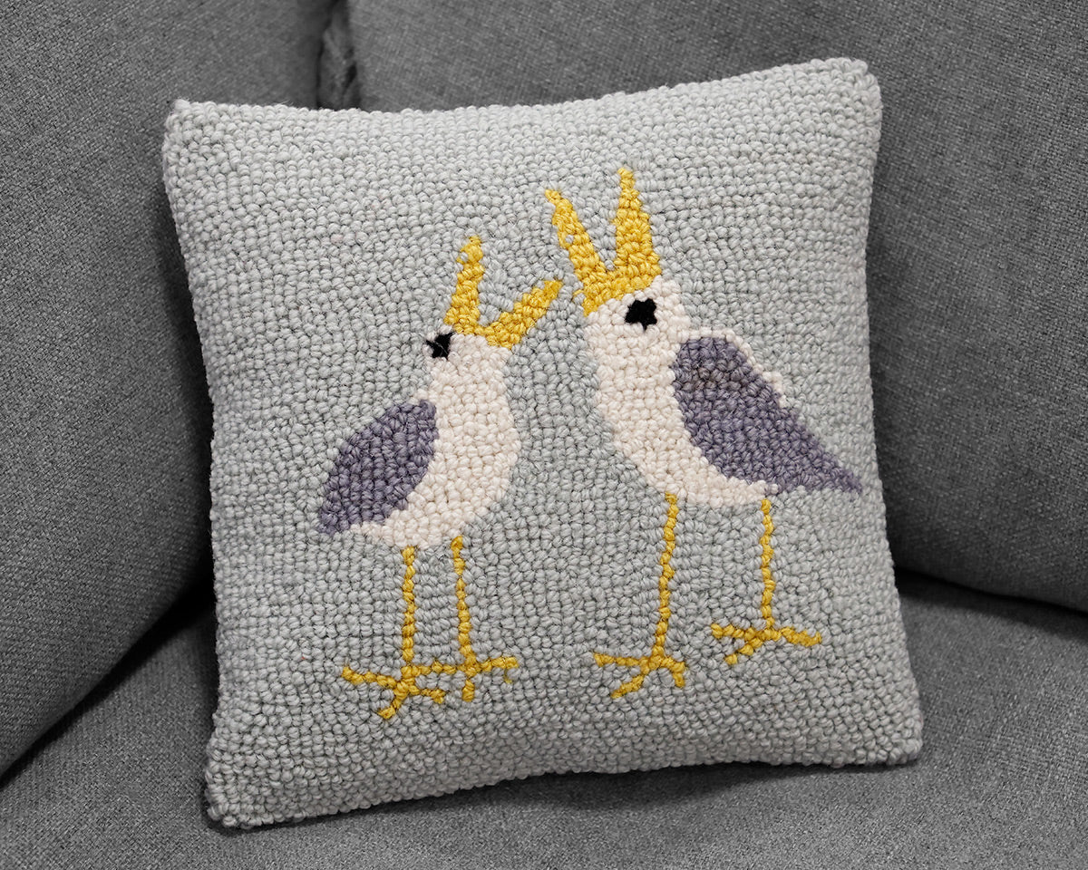Seagulls Hook Pillow