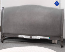 RH Gray Scalloped Queen Bed