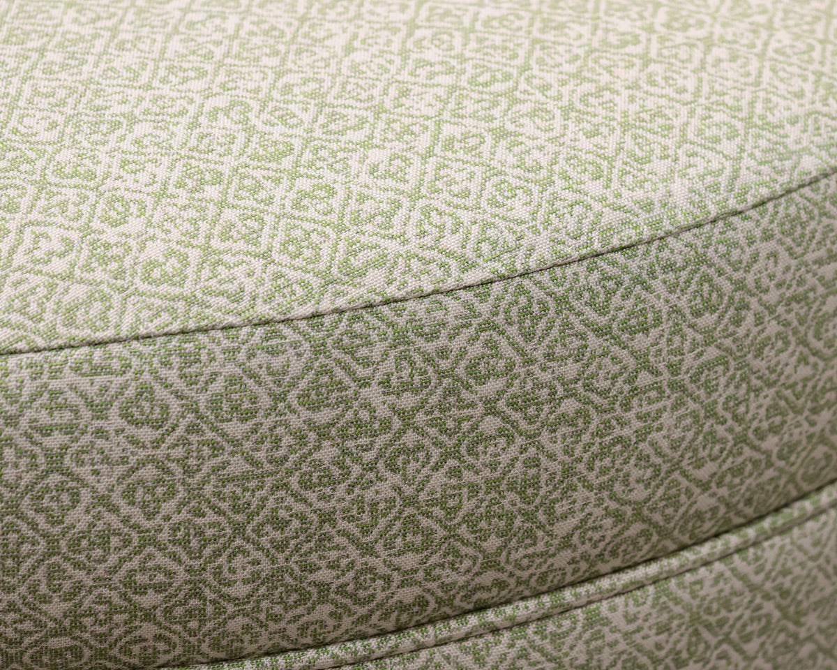 Custom Clover Ottoman