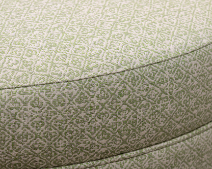 Custom Clover Ottoman