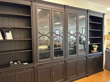 Arhaus 'Athens' 4-Piece Display Cabinet in Tuxedo Black