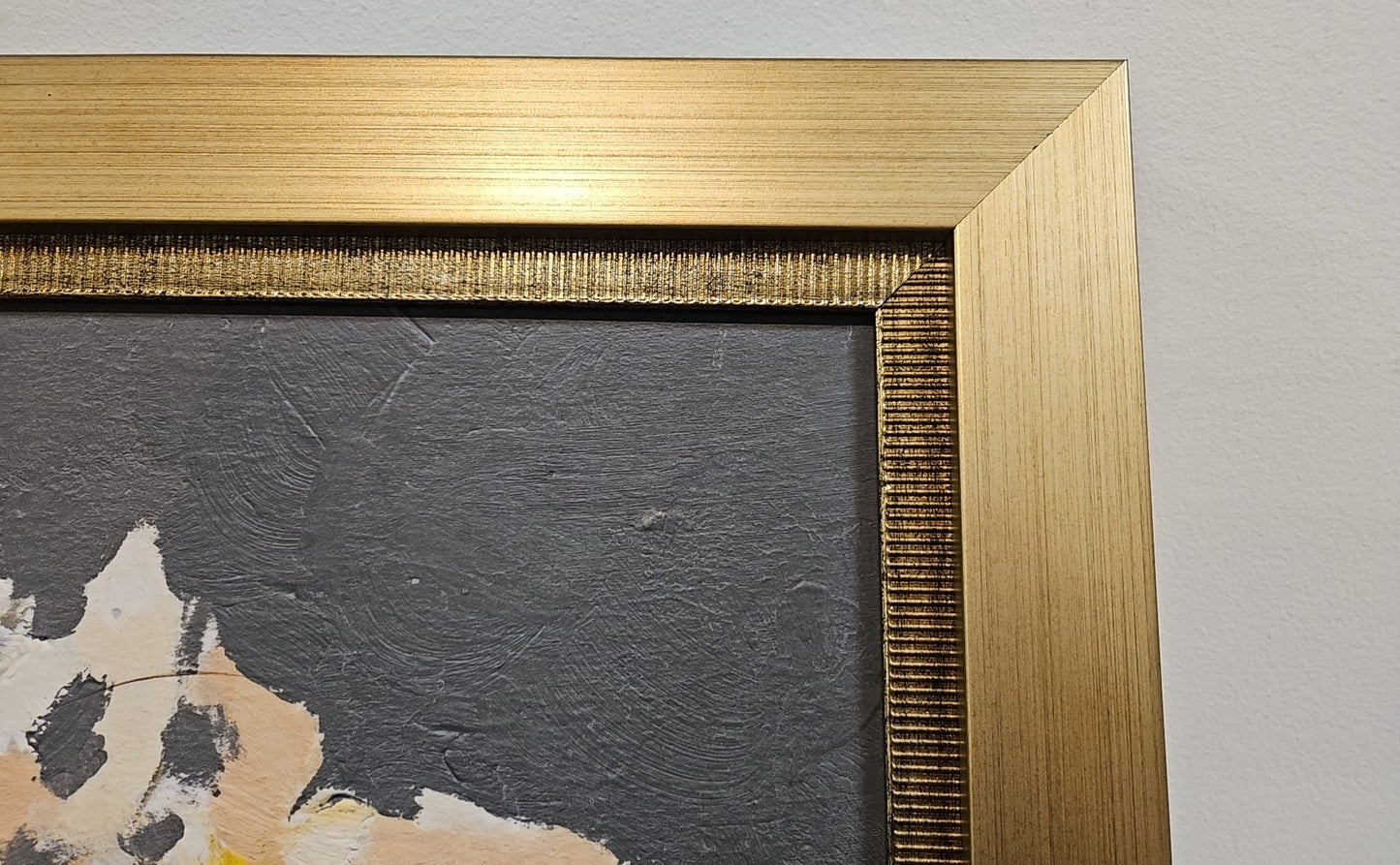 'Elegy in Neutral II' Still Life with Silver Frame
