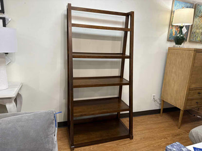 Wooden Five Shelf Bookcase