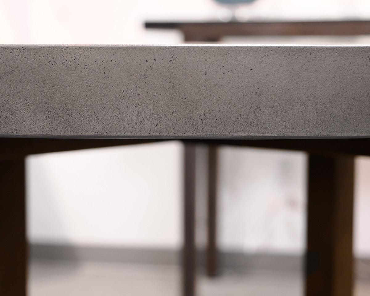 RH "Heston" Concrete Dining Table