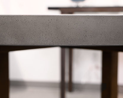 RH "Heston" Concrete Dining Table