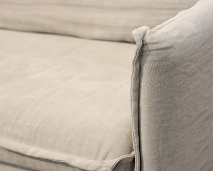 Neva L Shaped Linen Sectional