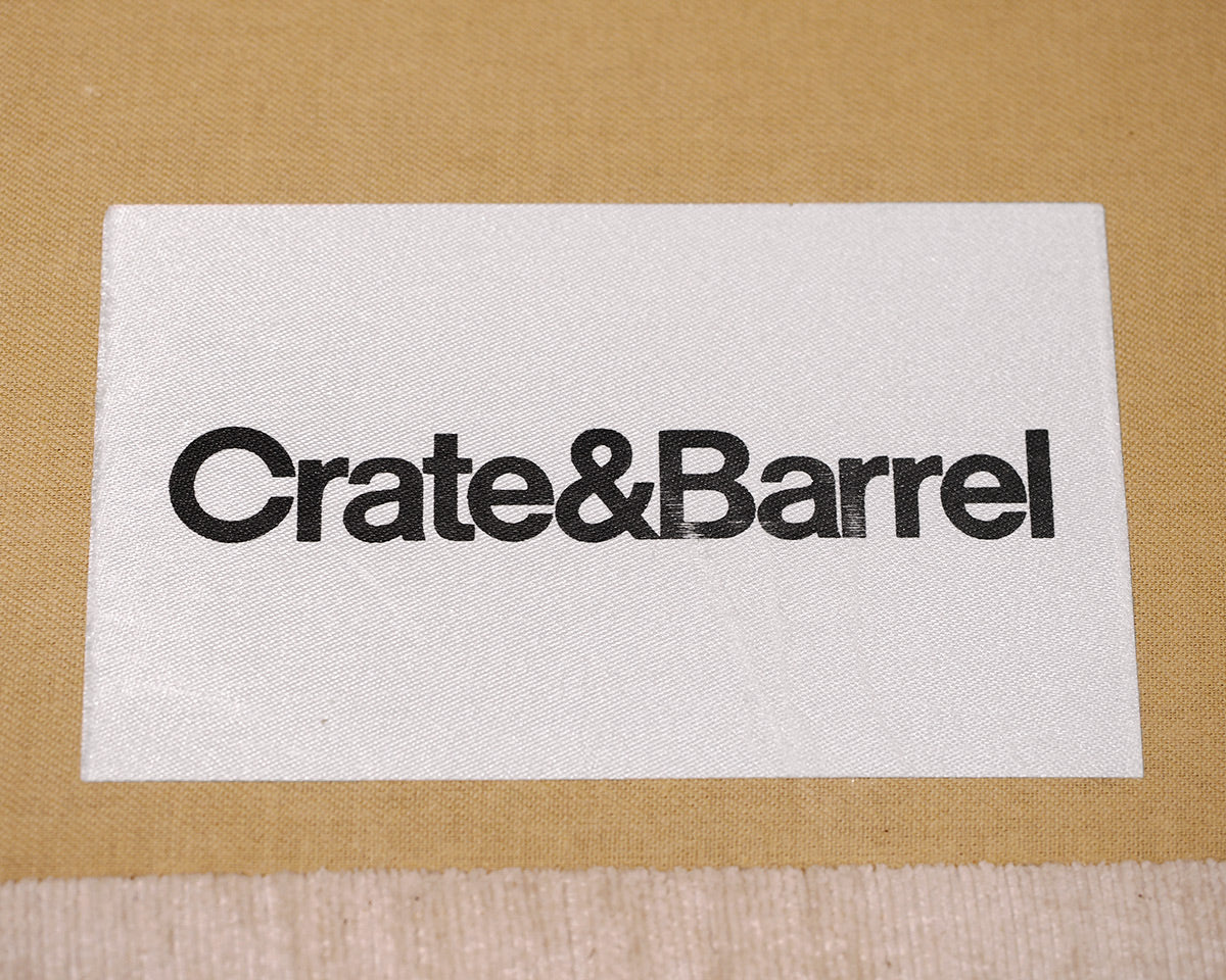 Crate & Barrel 3-Piece Sectional in a Beige Microfiber