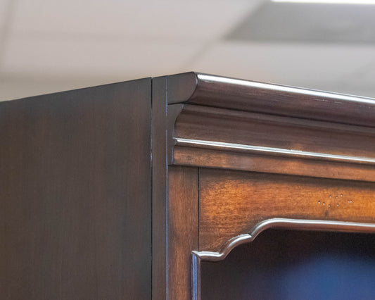 Tall Dark Cherry Bookcase