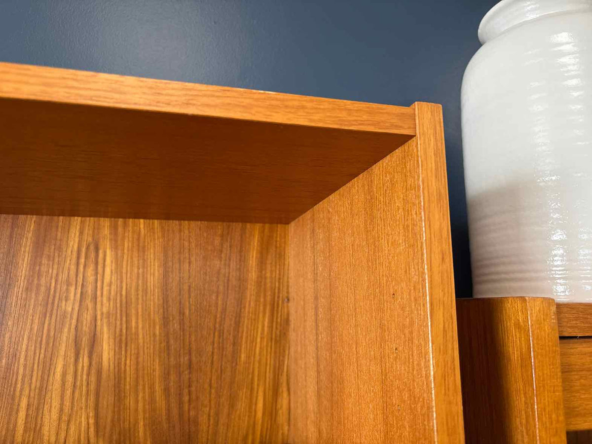 Teak 5-Shelf Bookcase