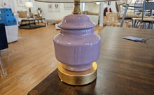 Porcelain Lavender Cover Jar Lamp