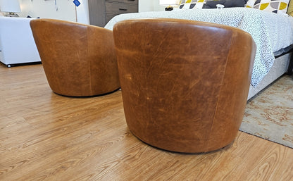 RH Pair of 'Sofia' Swivel Chairs