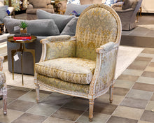 Custom Louis XVI Bergere w/ Round Back Chair