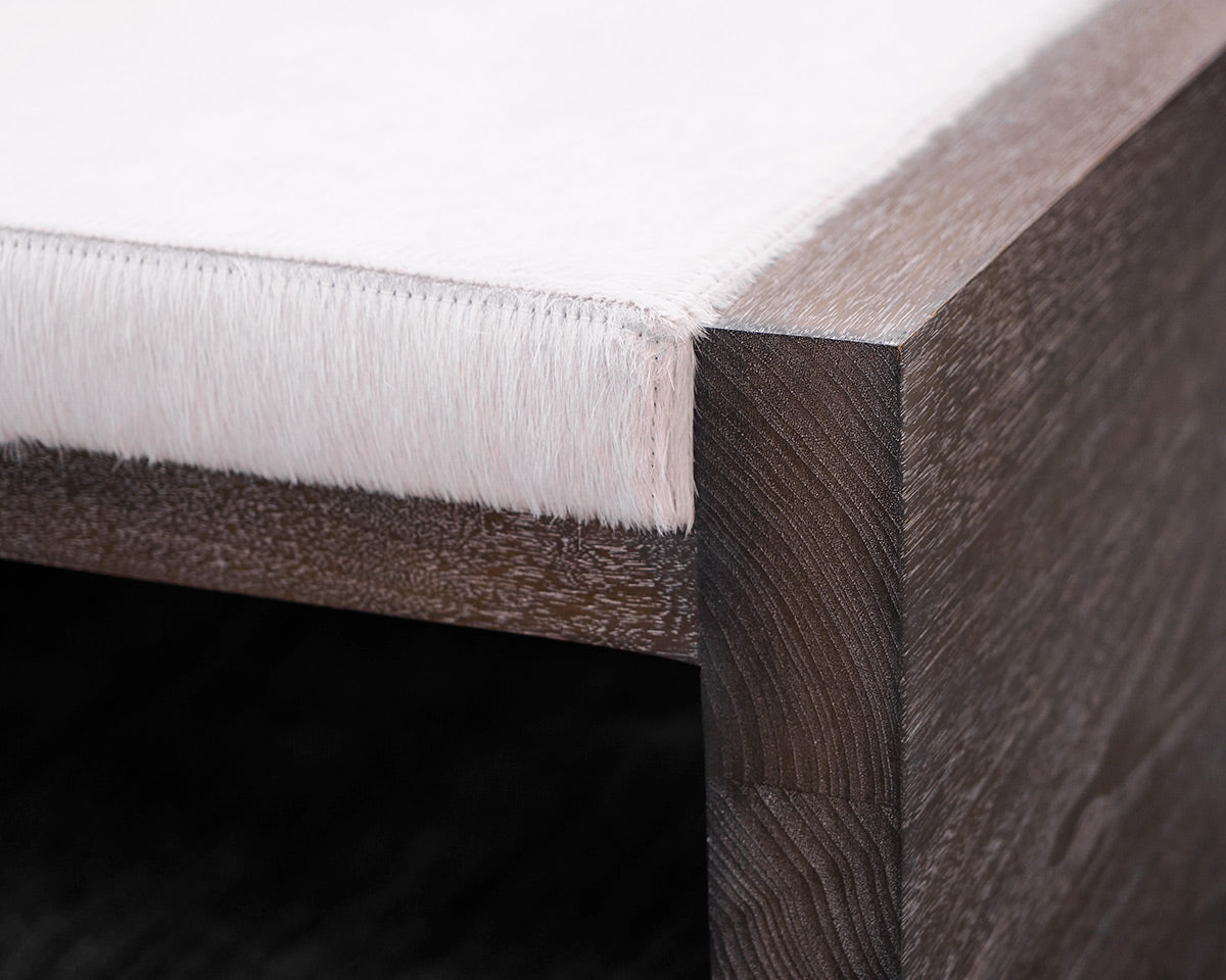 Bright Chair Company Hair on Hide Bench