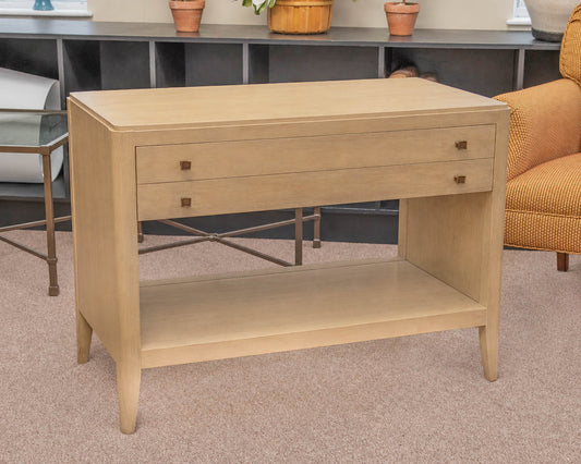 Hickory Chair Gray Wash Bedside Chest