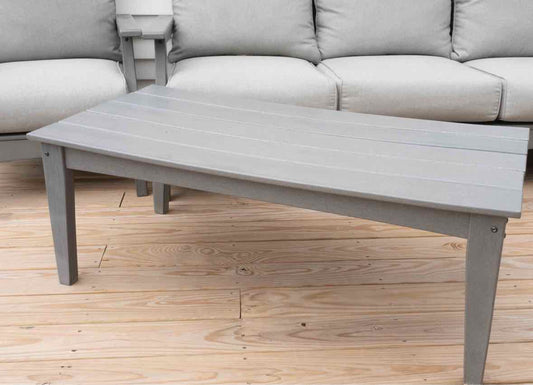 Polywood 3 Cushion Sofa, Pair of Arm Chairs , Cocktail Table Outdoor Set