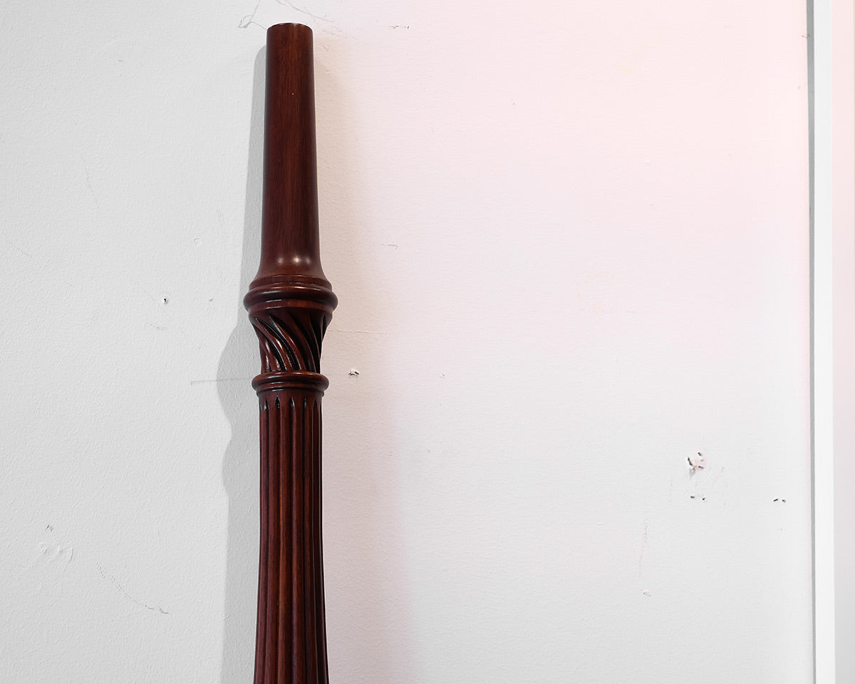 Henkle Harris Rice Four Post Carved Queen Bed