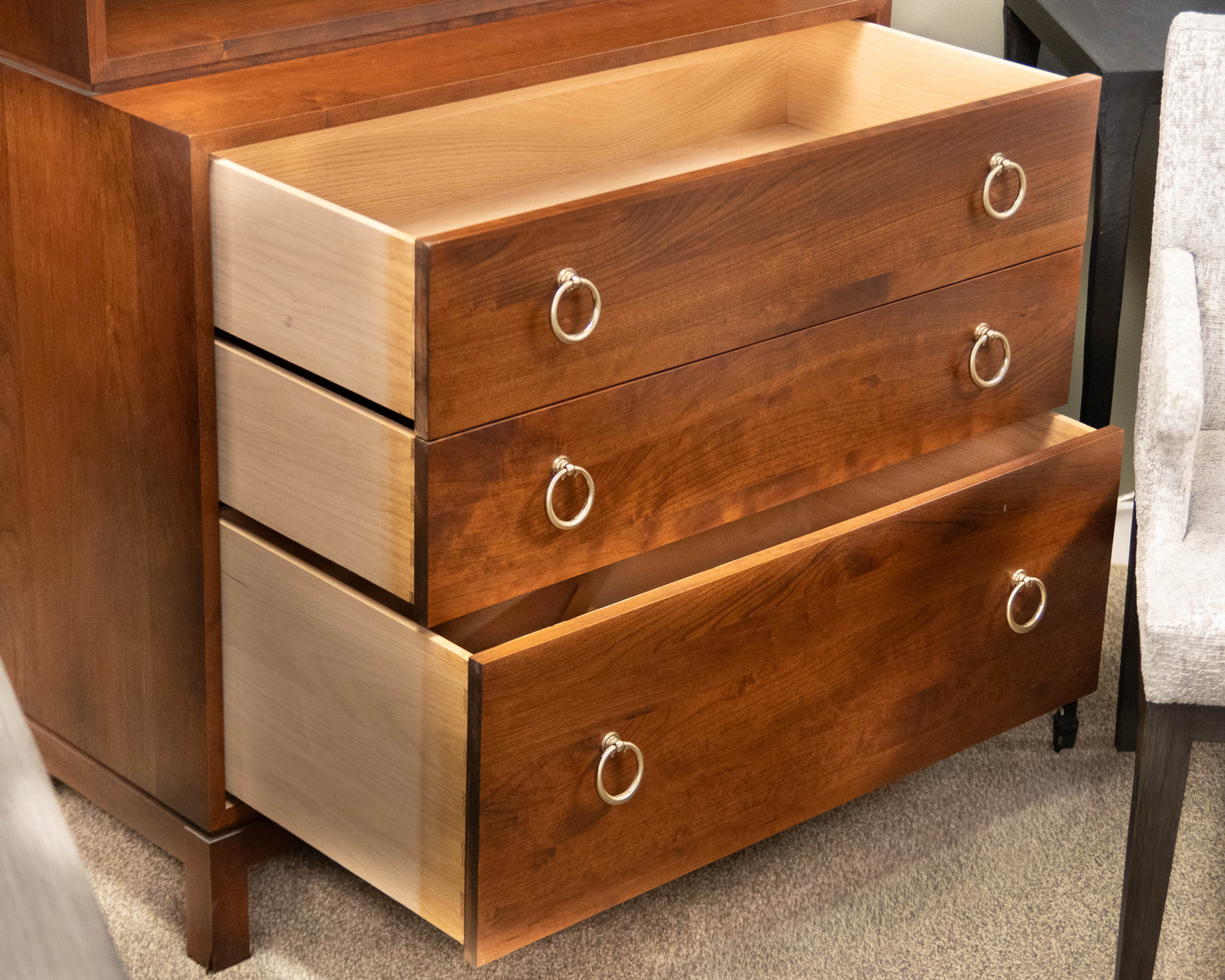 Gat Creek Tomlin Hutch in Seasoned Cherry