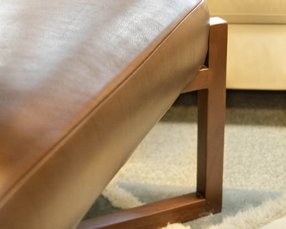 Jonathan Louis 'Bennett' Leather Ottoman