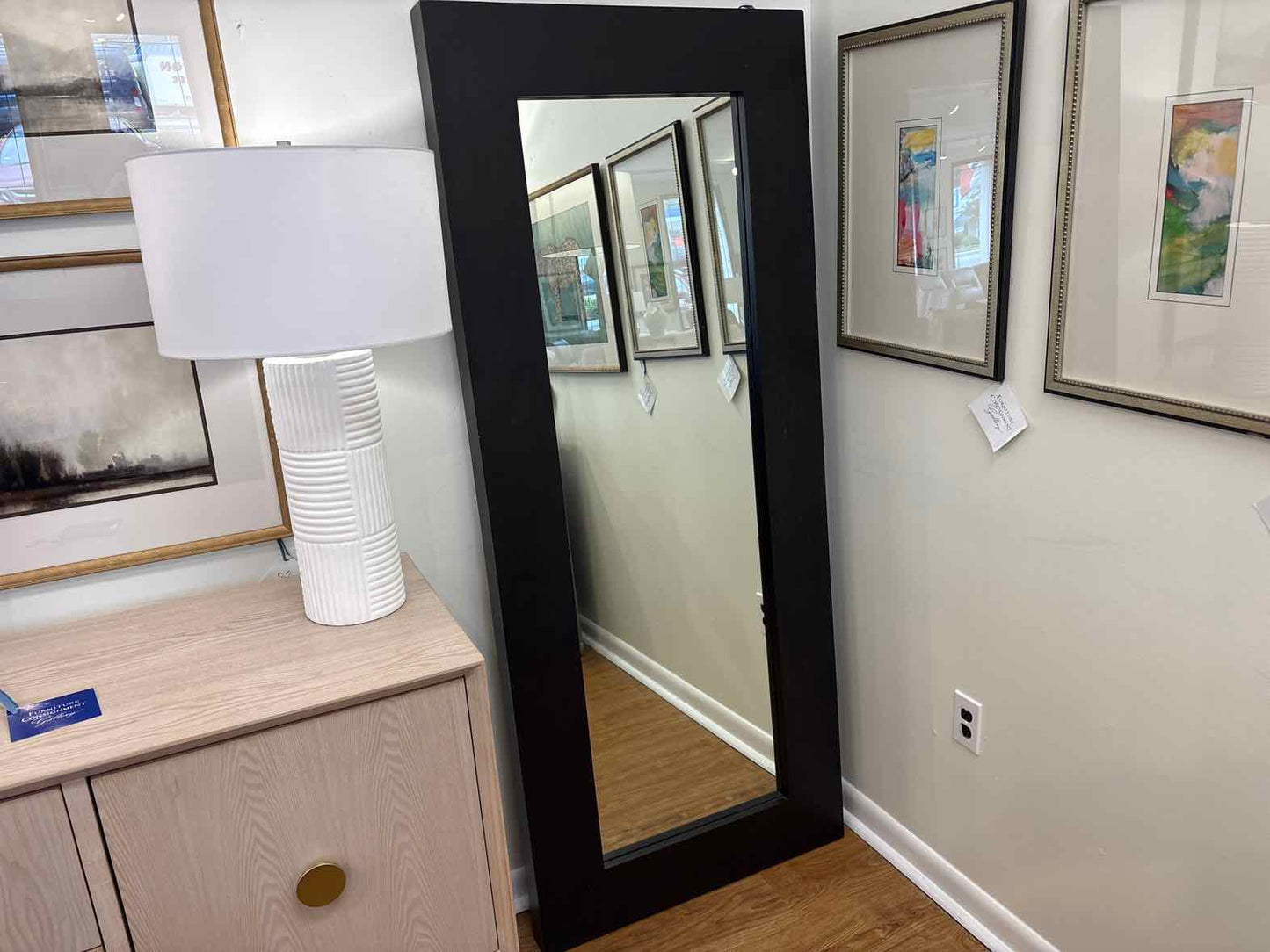 Mirror with Distressed Frame