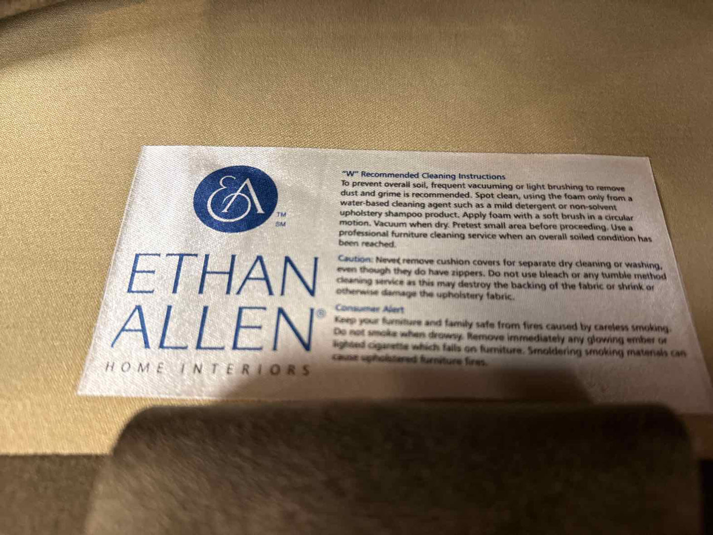 Ethan Allen Rolled Arm Chair