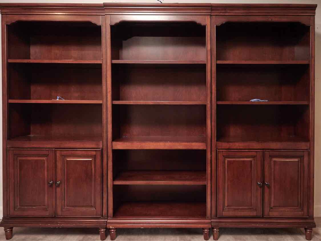 Cherry 3 Shelf Bookcase