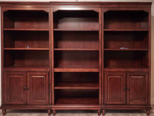 Cherry 3 Shelf Bookcase