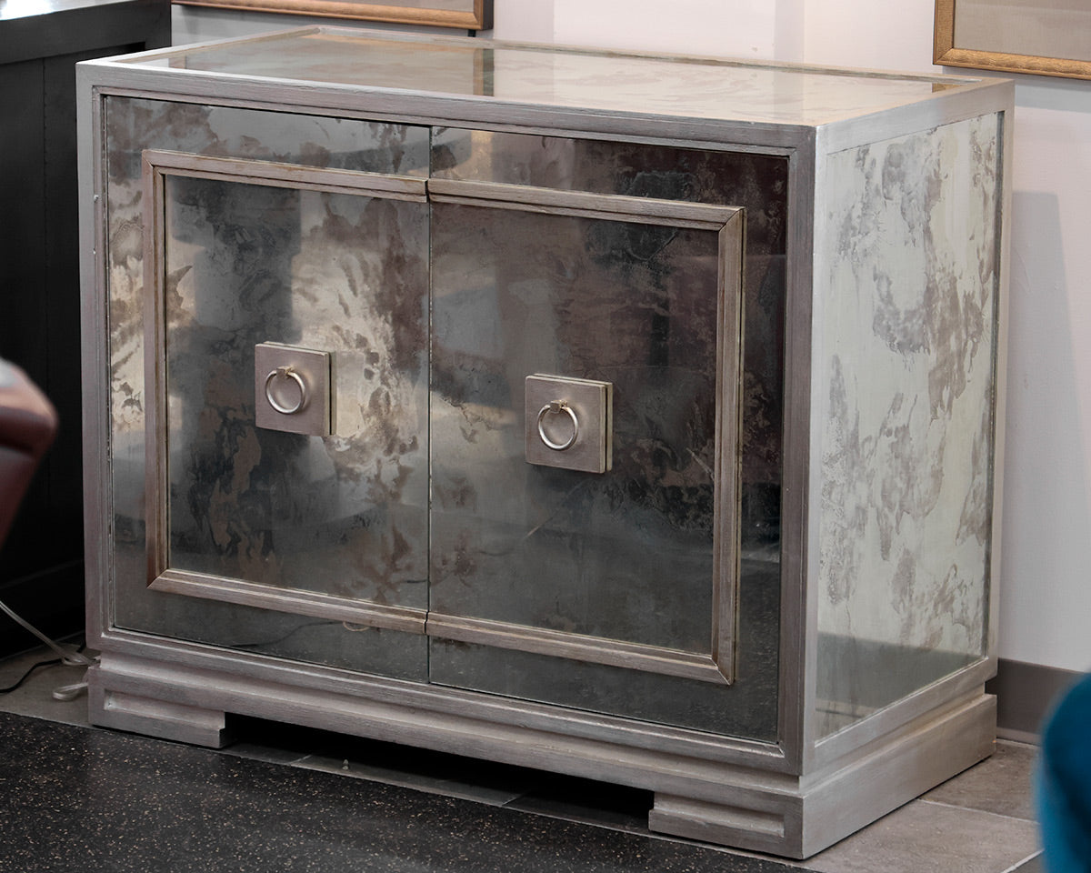 Worlds  Away 'Ophelia' Mirrored Accent Cabinet