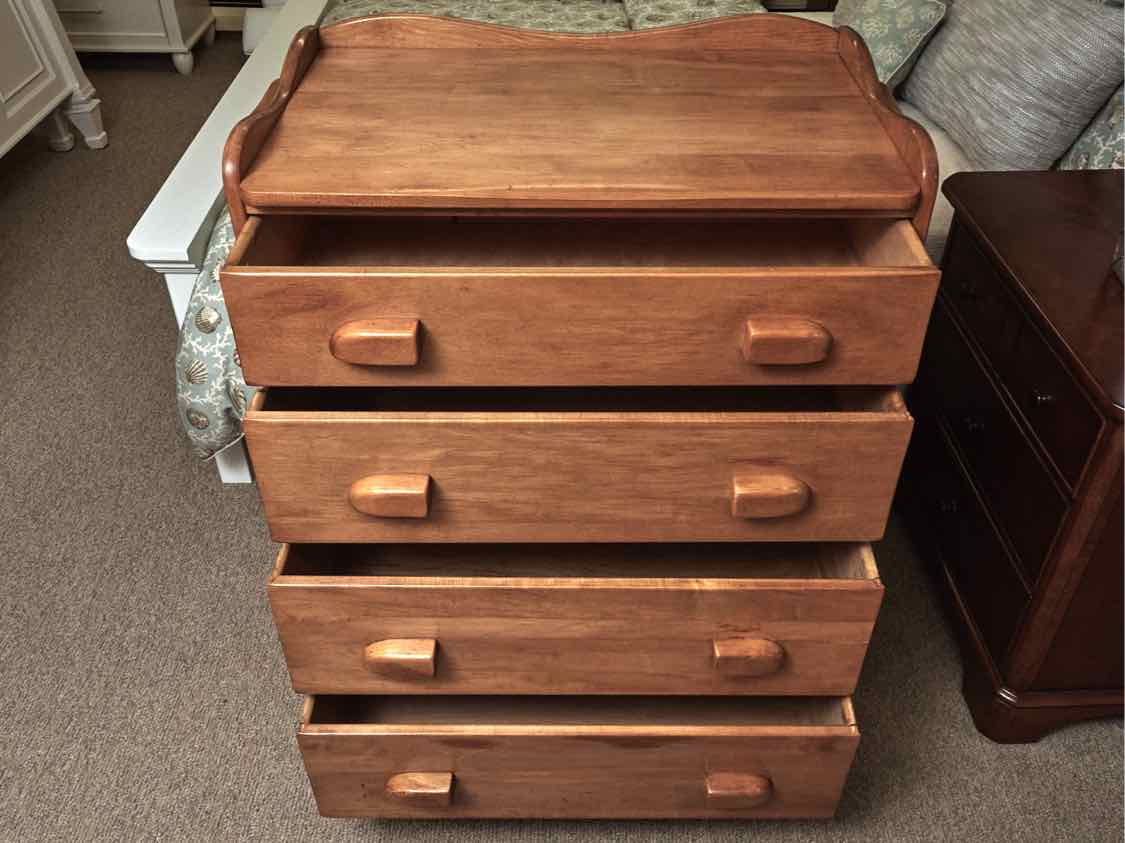 Rock Maple 4 Drawer Chest