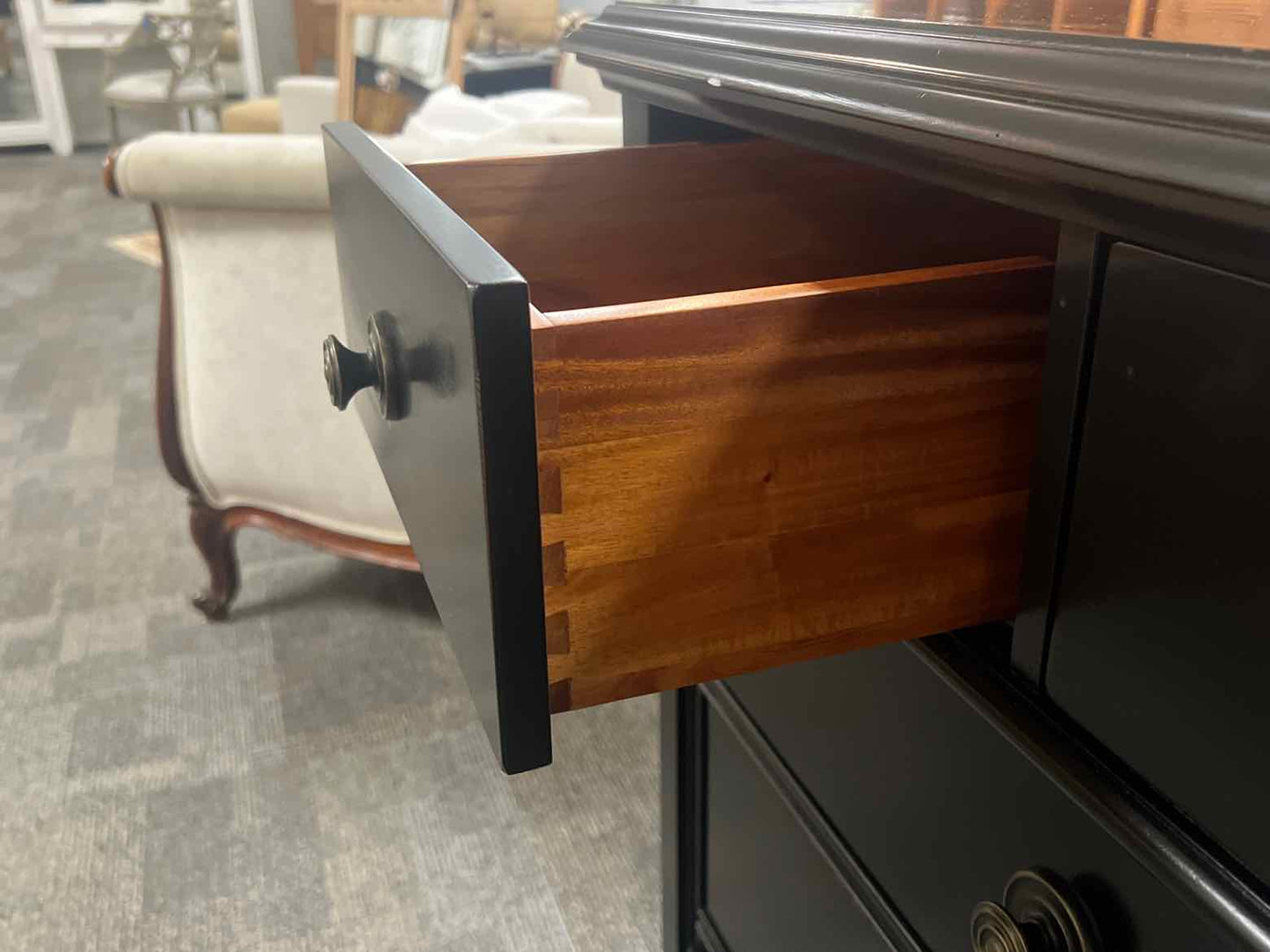 Pottery Barn Black 9 Drawer Dresser