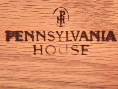 Cherry Chippendale 3 Drawer Nightstand