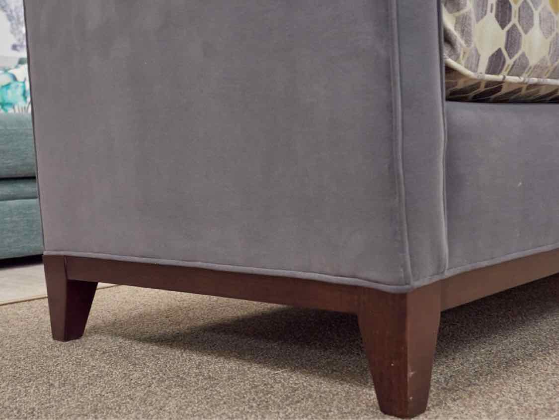 Gray Upholstered Bench Seat Daybed