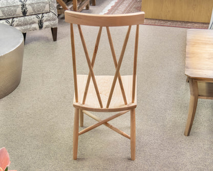 Set of 8 Gat Creek Addison Dining Chairs in Cherry with Natural Finish