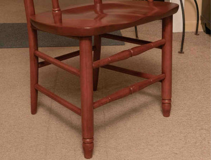 LeMieur Cherry Double Pedestal  Table & (6) Chair Set in Russet Finish